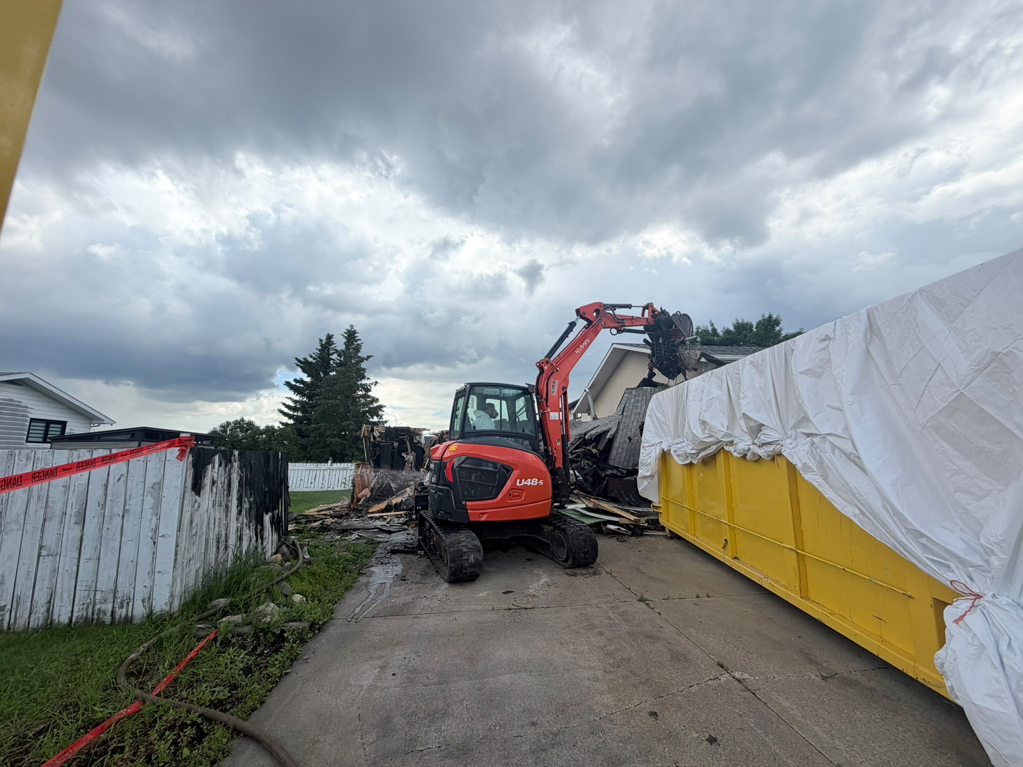 OnCall Abatement demolition project